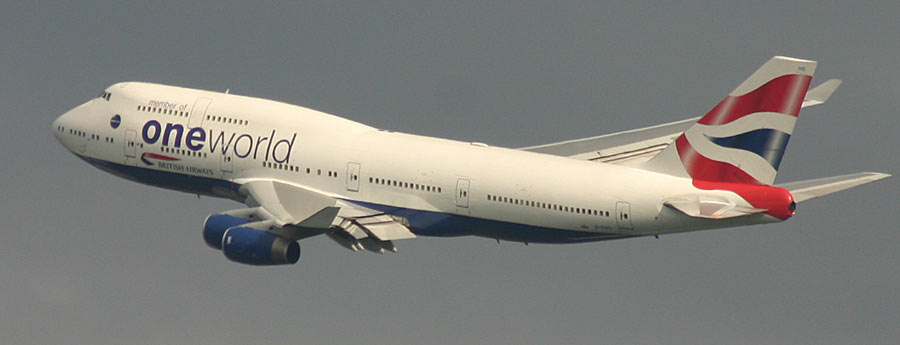 Boeing 747-400 Jumbo Jet - British Airways OneWorld