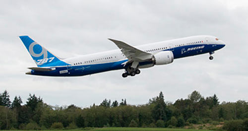 Boeing 787-9 first flight